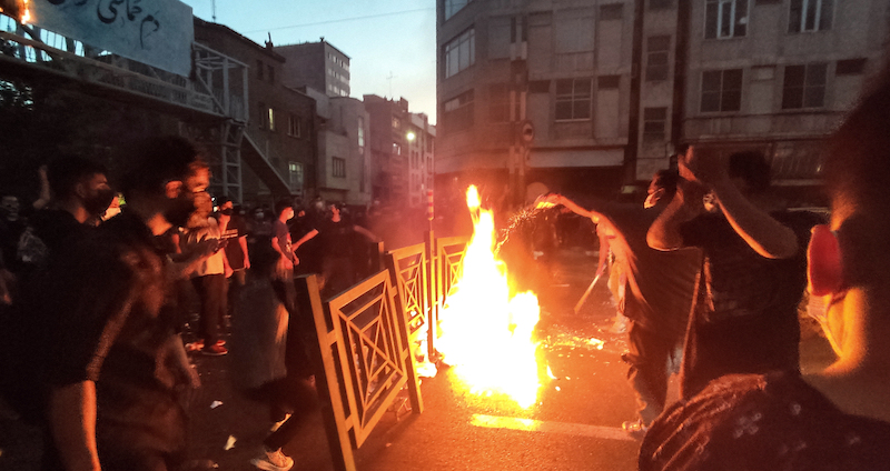 Le proteste a Teheran (AP Photos)
