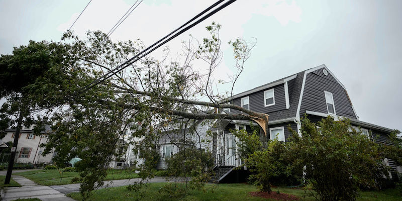 Damage from Hurricane Fiona in eastern Canada