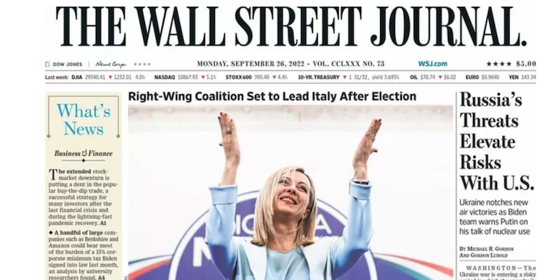 Le prime pagine internazionali sulle elezioni italiane