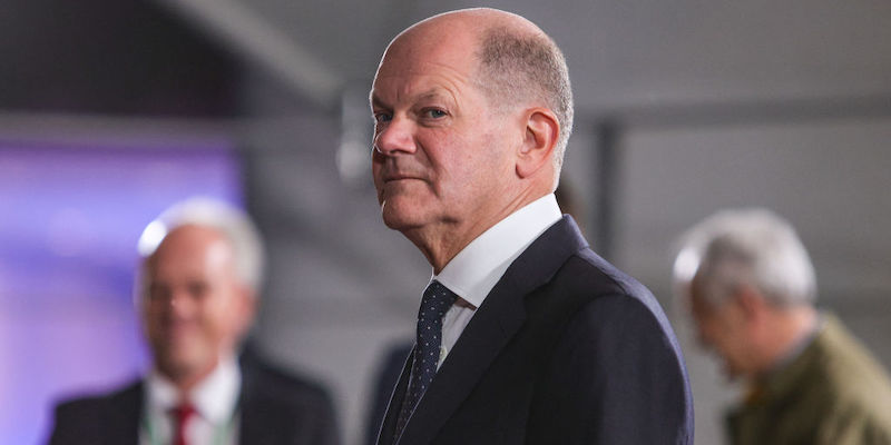 Il cancelliere tedesco Olaf Scholz (Omer Messinger/Getty Images)