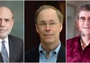 Il Nobel per l'Economia a Ben S. Bernanke, Douglas W. Diamond e Philip H. Dybvig