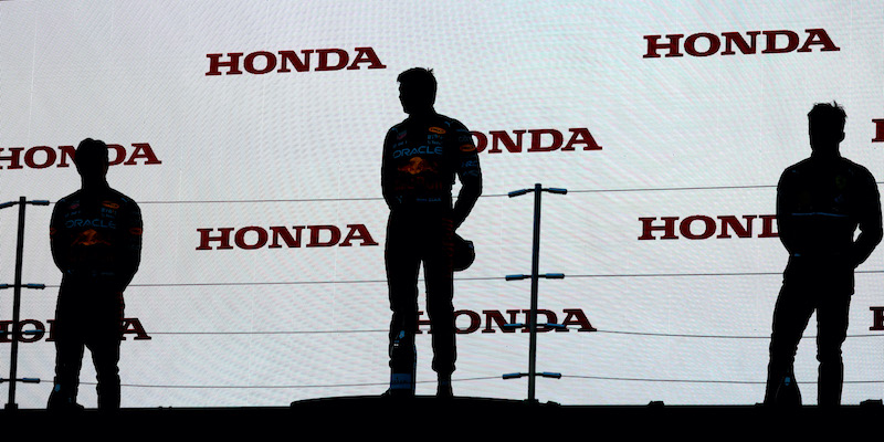 Il podio del Gran Premio del Giappone (Peter Fox/Getty Images)