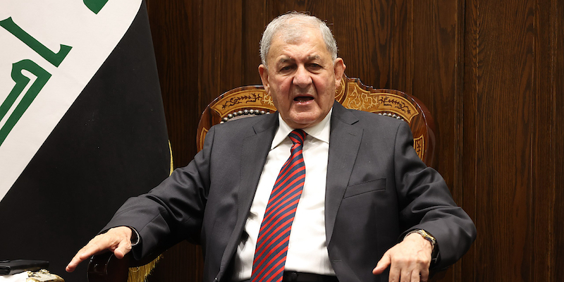 Abdul Latif Rashid, il nuovo presidente dell'Iraq (Iraqi Parliament Media Office via AP)
