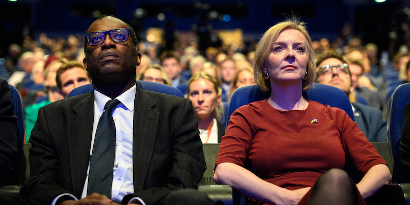 Kwasi Kwarteng e Liz Truss (Leon Neal/Getty Images)