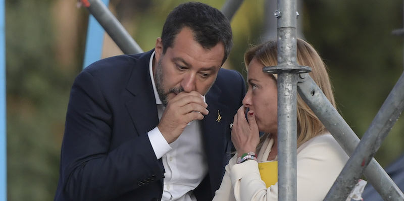 Matteo Salvini e Giorgia Meloni (Mario Cartelli/SOPA Images via ZUMA Press Wire)