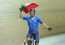 Elia Viviani ha vinto la medaglia d'oro nella corsa a eliminazione ai Mondiali di ciclismo su pista