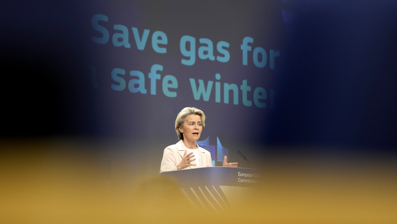 La presidente della Commissione europea Ursula von der Leyen (AP Photo/Virginia Mayo, File)