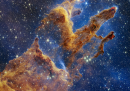 I "Pilastri della Creazione" visti dal James Webb Space Telescope