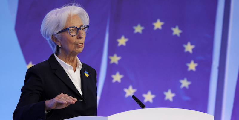 La presidente della Banca Centrale Europea Christine Lagarde (Foto Ronald Wittek - Pool/Getty Images)