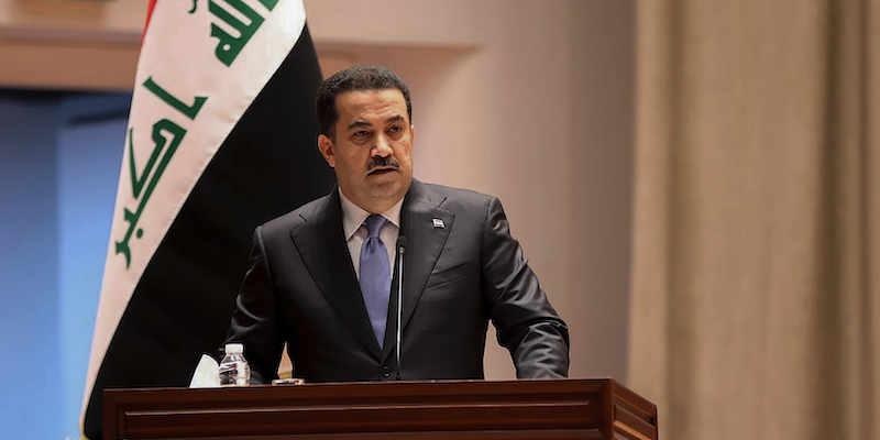 Mohammed al Sudani, il nuovo primo ministro iracheno (Iraqi Parliament Media Office via AP)