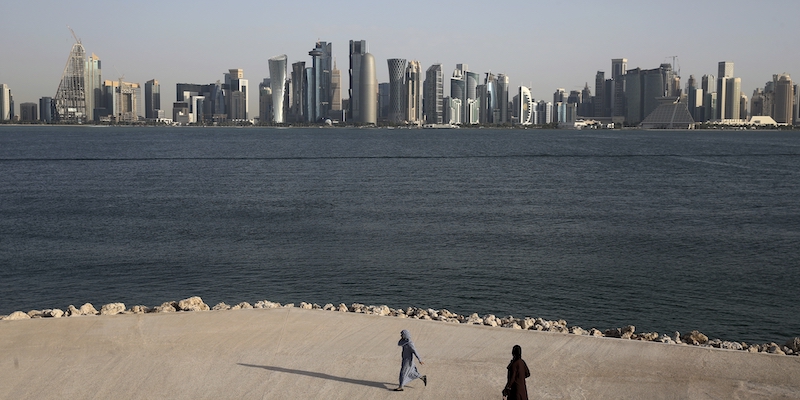 Doha vista da lontano (AP Photo/Kamran Jebreili)