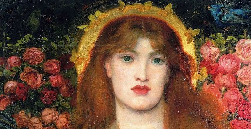 La "Venere Verticordia" del pittore inglese Dante Gabriel Rossetti (1866 circa)