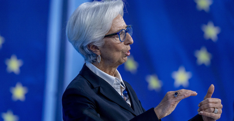 La presidente della Banca Centrale Europea Christine Lagarde (AP Photo/Michael Probst, pool)