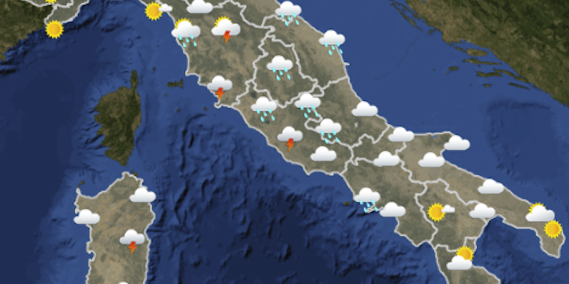 Le previsioni meteo per venerdì 4 novembre