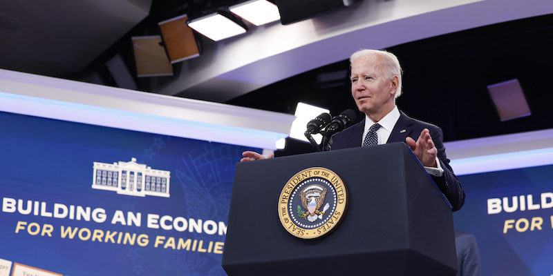 Il presidente degli Stati Uniti Joe Biden (Anna Moneymaker/Getty Images)