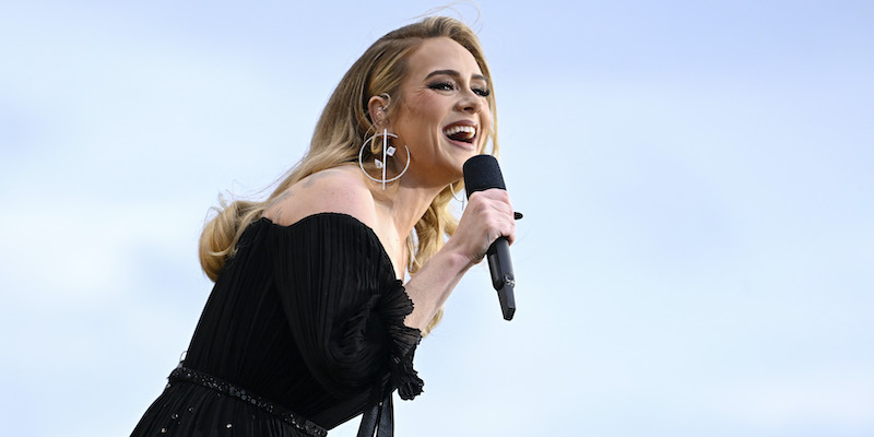 Adele durante un concerto a Londra (Gareth Cattermole/Getty Images for Adele)
