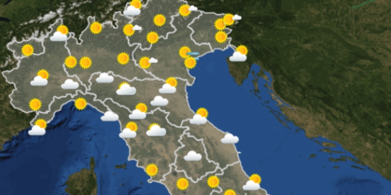 Le previsioni meteo per venerdì 11 novembre