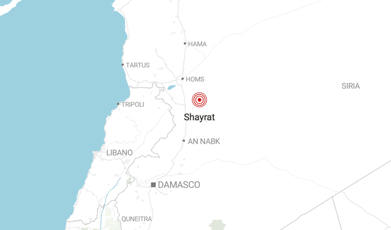 L’esercito siriano dice che Israele ha attaccato una base aerea in Siria, uccidendo due soldati