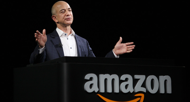 Jeff Bezos, fondatore e presidente di Amazon (David McNew/Getty Images)