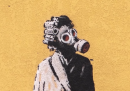 Ci sono sette nuovi murales di Banksy in Ucraina