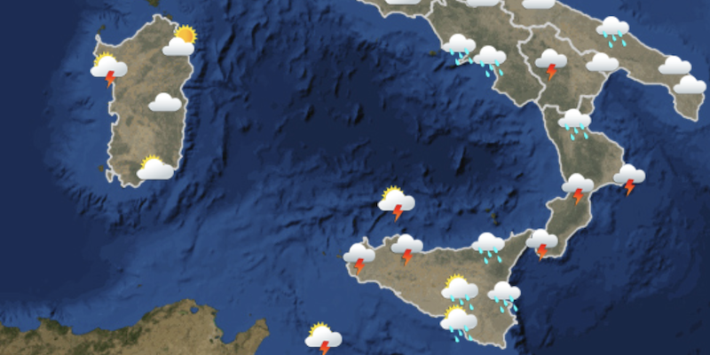 Le previsioni meteo per domenica 20 novembre