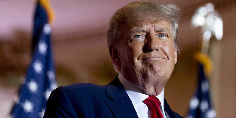 Donald Trump, Palm Beach, 15 novembre 2022 (AP Photo/Andrew Harnik, File)