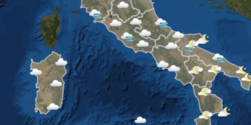 Le previsioni meteo per lunedì 28 novembre