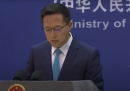 Il lungo silenzio del portavoce del ministero degli Esteri cinese dopo una domanda sulle proteste contro le restrizioni