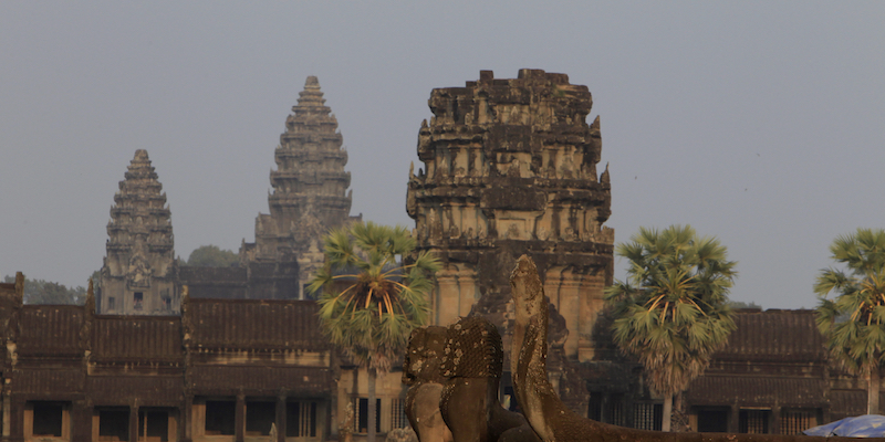 I templi cambogiani di Angkor Wat (AP Photo/Heng Sinith, File)