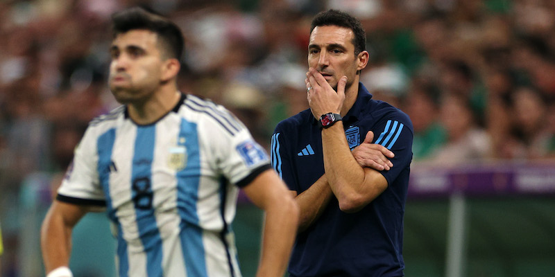Lionel Scaloni, allenatore dell'Argentina (Dean Mouhtaropoulos/Getty Images)