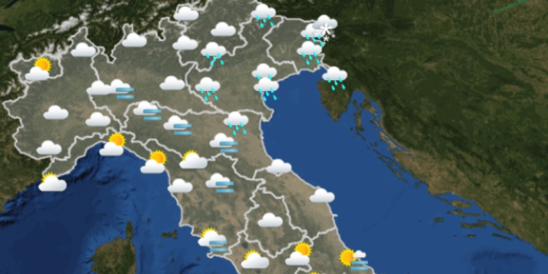 Le previsioni meteo per venerdì 2 dicembre
