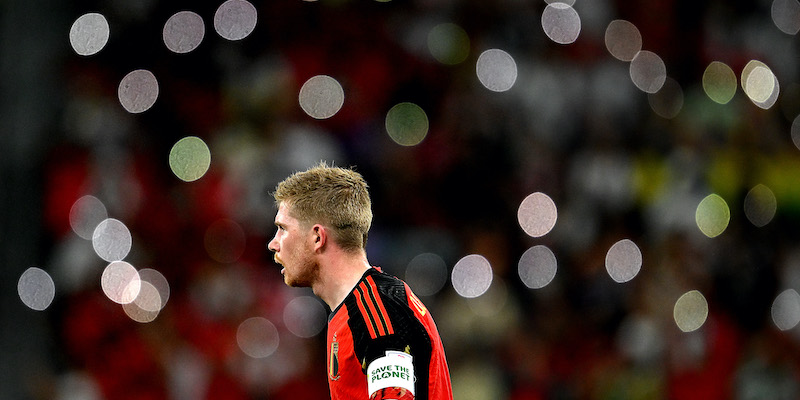 Kevin De Bruyne in Belgio-Marocco (Clive Mason/Getty Images)