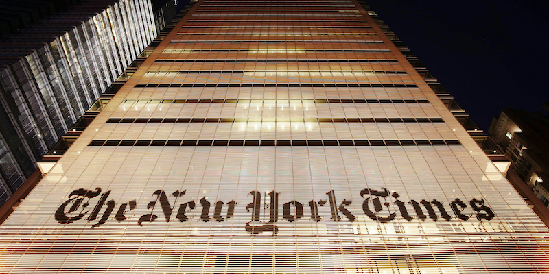 La sede del New York Times a New York (AP Photo/Mark Lennihan, File)