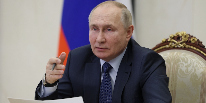 Il presidente russo Vladimir Putin (Mikhail Metzel, Sputnik, Kremlin Pool Photo via AP)