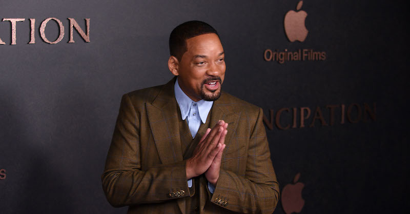 Will Smith alla prima di “Emancipation”. (Nicky J Sims/Getty Images)