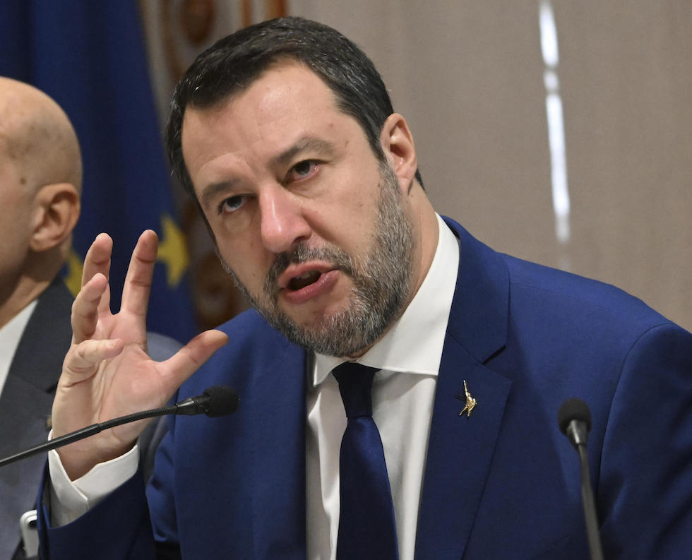 Matteo Salvini (ANSA/MAURIZIO BRAMBATTI)