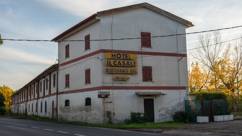 Hotel Il Casale sulla via Appia, 29 novembre 2022 © Andrea Sabbadini