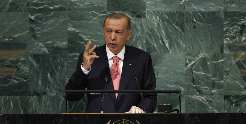 Il presidente turco Recep Tayyip Erdogan (Anna Moneymaker/Getty Images)