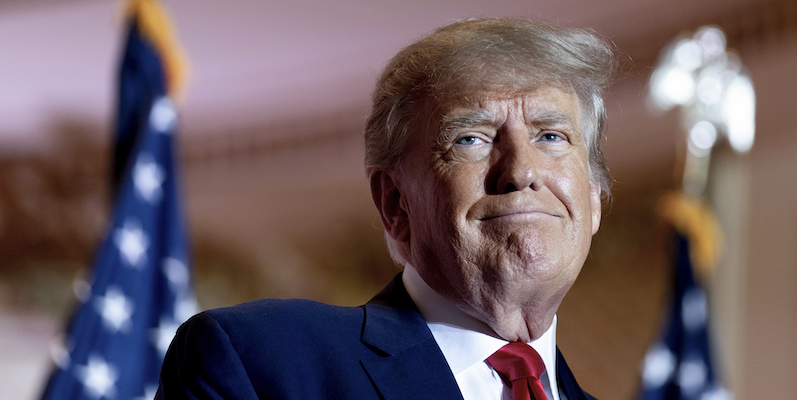 Donald Trump, in carica come presidente fra il 2017 e il 2021 (AP Photo/Andrew Harnik, File)