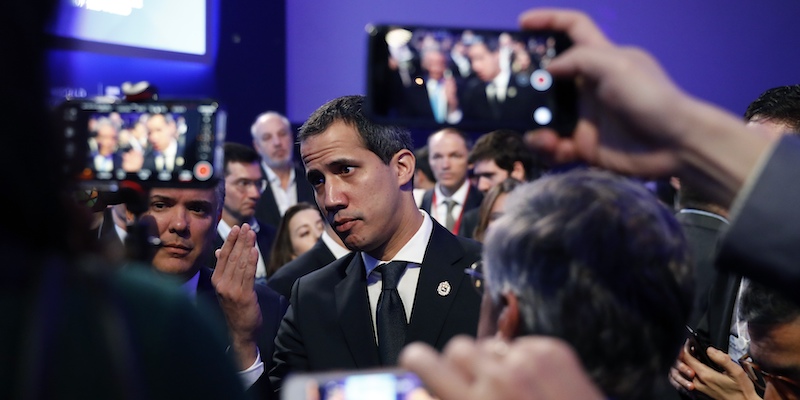 Juan Guaidó nel 2020 (AP Photo/Markus Schreiber)