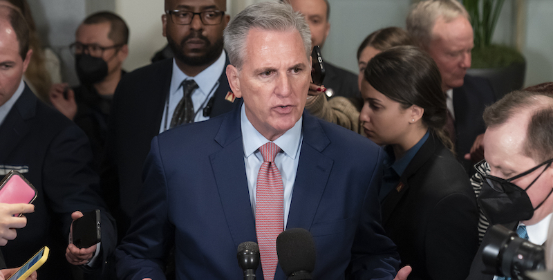 Il candidato Repubblicano Kevin McCarthy (AP Photo/Alex Brandon)