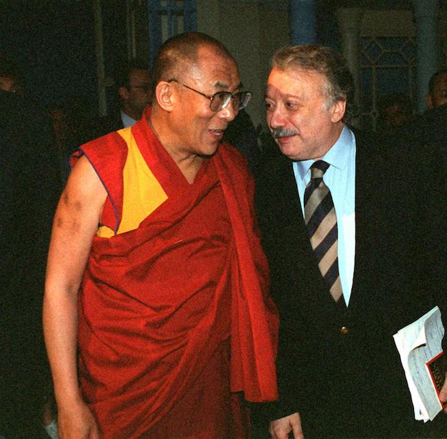 Gianni Minà e il Dalai Lama