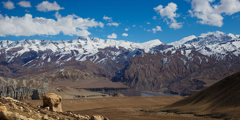 La regione dove sorgeva l'antico regno di Lo, in Nepal (Jean Marie Hullot, Wikimedia Commons)