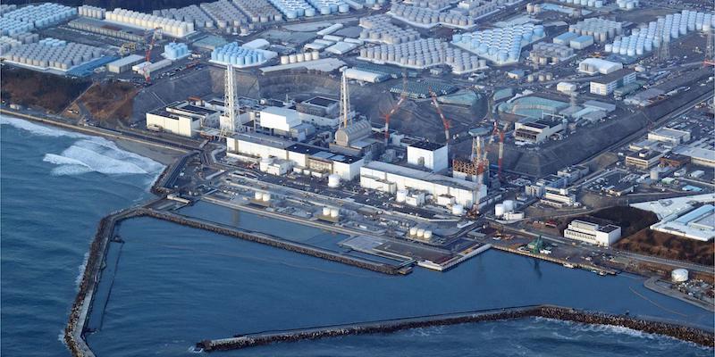 La centrale nucleare di Fukushima Daiichi a marzo 2022 (Shohei Miyano/Kyodo News via AP, File)