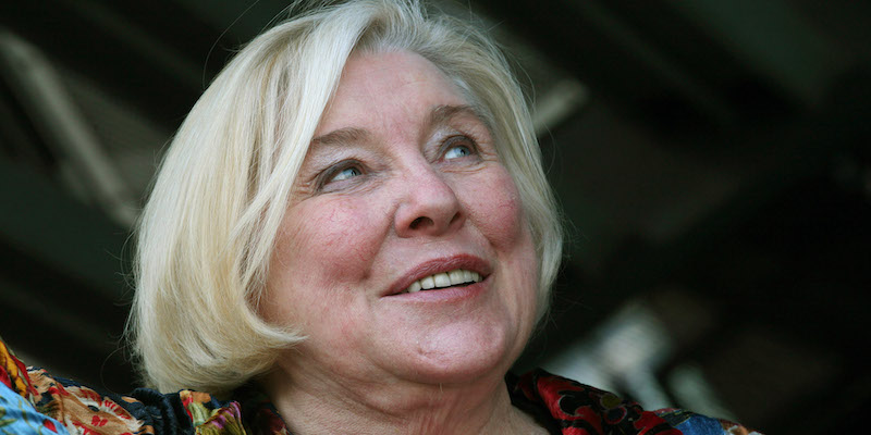 La scrittrice inglese Fay Weldon nel 2007