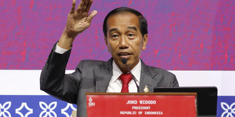 Il presidente dell'Indonesia Joko Widodo