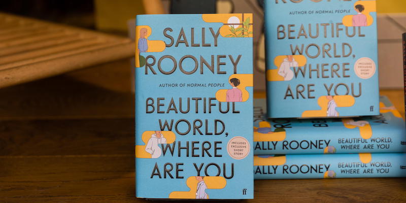 Il manoscritto di "Dove sei, mondo bello" di Sally Rooney è uno di quelli rubati da Bernardini (EPA/VICKIE FLORES)