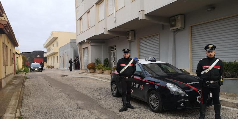 La strada dove si trova la casa di Matteo Messina Denaro, a Campobello di Mazara, in provincia di Trapani
(ANSA/Max Firreri)