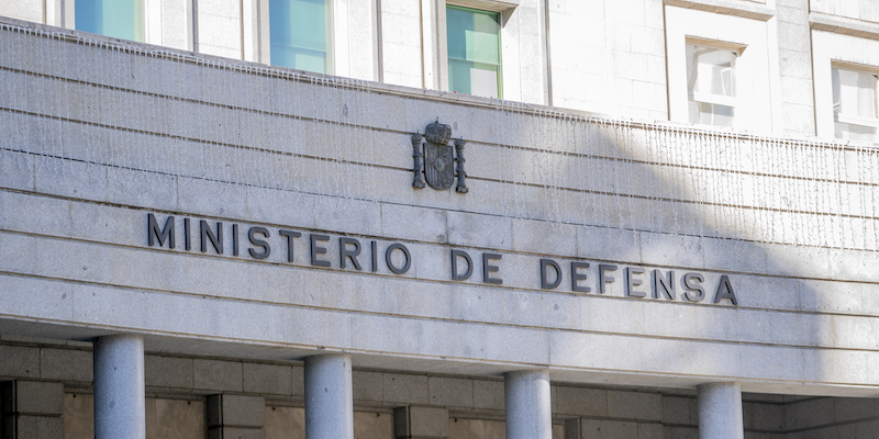 La sede del ministero della Difesa spagnolo, a Madrid (Rez Meca/Contacto via ZUMA Press via ANSA)