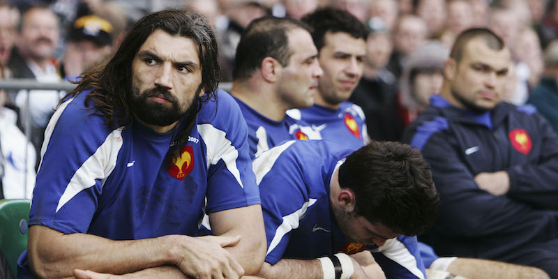 Sébastien Chabal con la Francia nel 2007 (Getty Images)